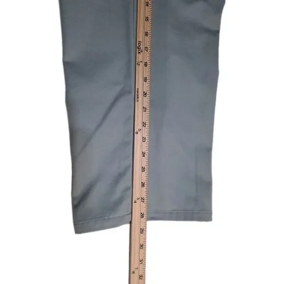 VINTAGE Classic Dockers Size 42x30 Mens Pants Light Green Pockets Flat Front EUC - Picture 7 of 7